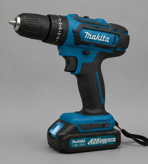Taladro Inalámbrico MK 128V con Mandril Metálico 1/2" – Alto Torque 70 Nm