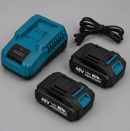Taladro Inalámbrico 48V Tipo Makita 1/2" con Kit de Accesorios