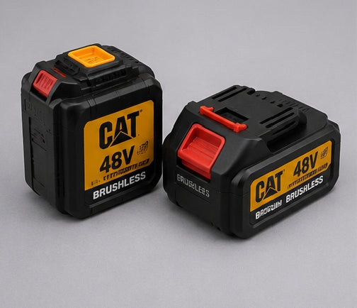 Taladro Inalámbrico CAT 48V Brushless con Kit Completo de Accesorios
