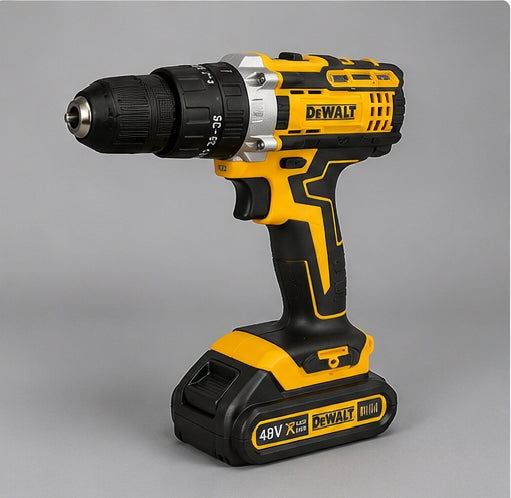 Taladro Inalámbrico 2421 Tipo DeWalt 48V con Kit Completo de Herramientas