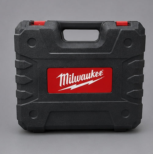 Taladro Percutor Inalámbrico 48V Tipo Milwaukee con 2 Baterías y 25 Accesorios