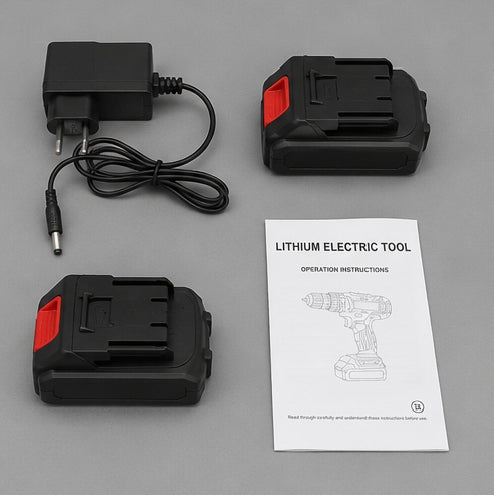 Taladro Inalámbrico 24V Recargable – Potencia, Precisión y Libertad de Movimiento