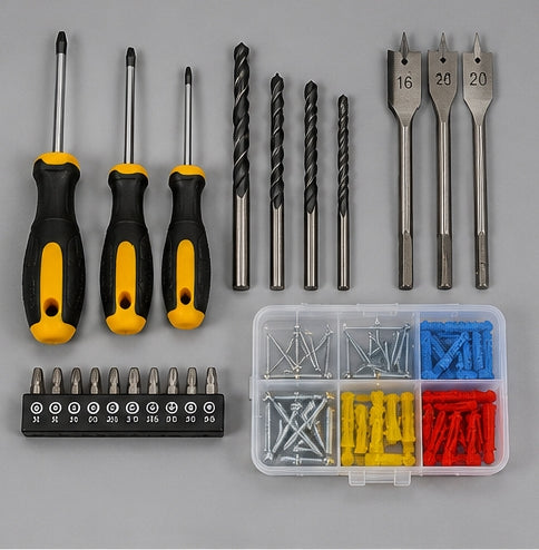 Taladro Inalámbrico 2421 Tipo DeWalt 48V con Kit Completo de Herramientas